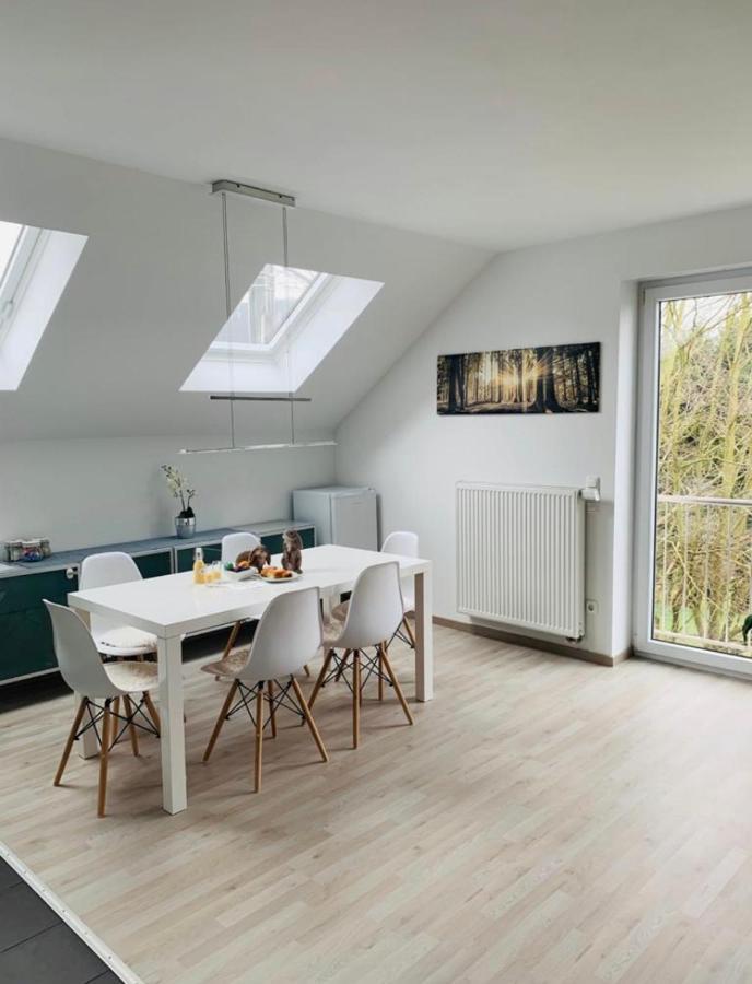 Haus Am Hang; Ferienwohnung Fernblick Stolberg  Kültér fotó