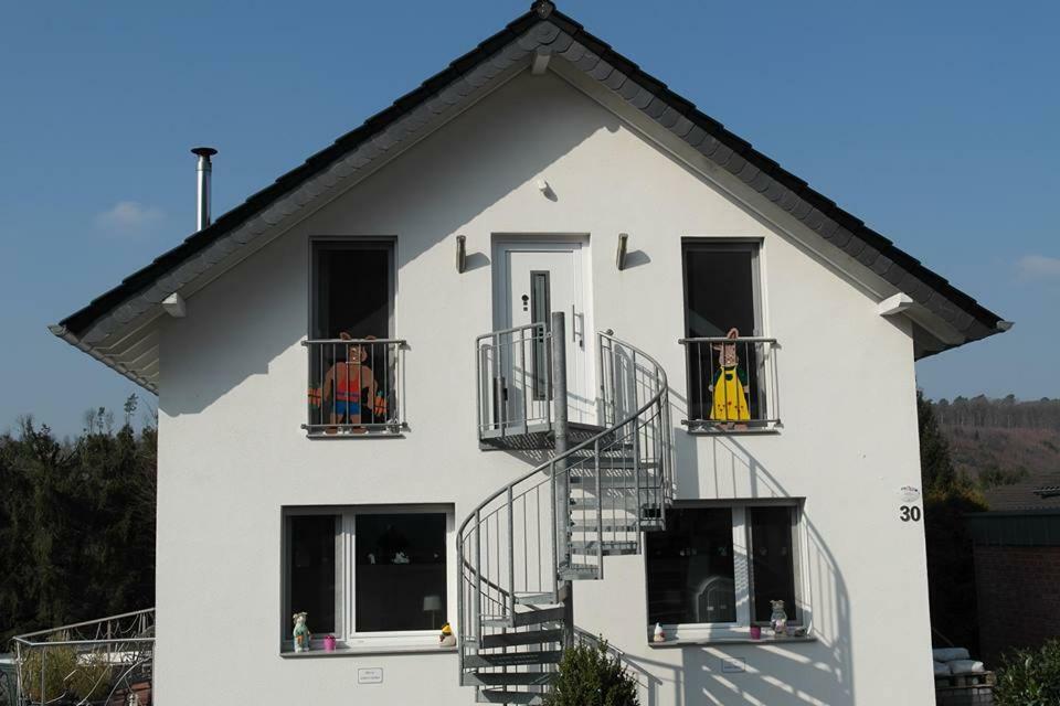 Haus Am Hang; Ferienwohnung Fernblick Stolberg  Kültér fotó